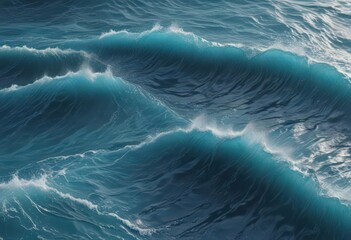Abstract blue water wave texture, calming ocean pattern, vibrant, subtle