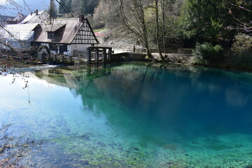 Blautopf &ndash; The Turquoise Spring of Blaubeuren, Germany