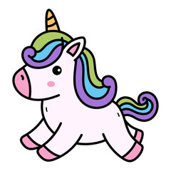 Cute Unicorn Character