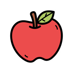 Bright Red Apple