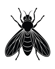 vector illustration of a bee