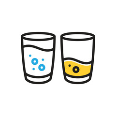 Multi color icon for few