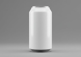 Aluminum can mockup for branding presentation