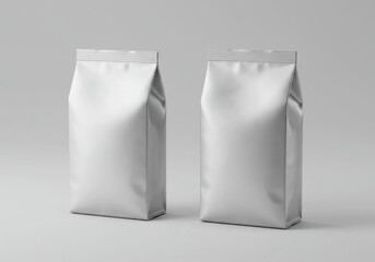 Two standing pouch mockup for branding