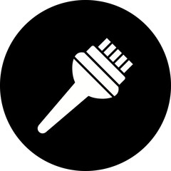 Hair dye brush Icon
