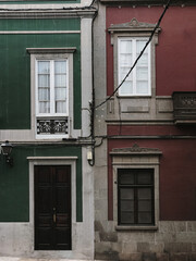 Naklejka premium Colorful Facades of Historical Buildings
