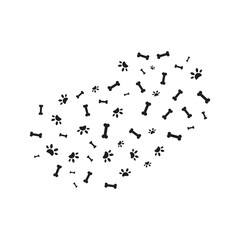 Paw Bones Pattern