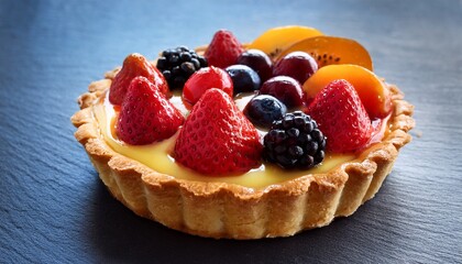 瑞々しい果実が輝くフルーツタルト3