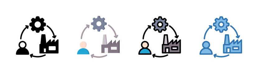 Supply Chain Management Icon