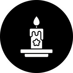 Obraz premium Candle Icon