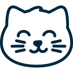 Obraz premium Doodle Cat Face