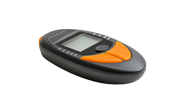 Glucose Meter on White Background