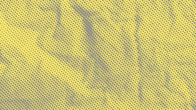 Animation Abstract Duotone Halftone Dotted Retro Paper Print Texture Animated Grunge Background 4K