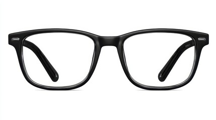 Matte black square frame contemporary and-2 - chic wall modern