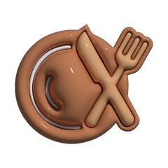 Restaurant Icon Symbols Cutlery