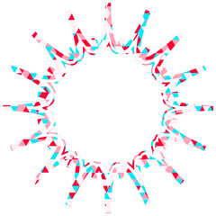ステンドグラス風吹き出し　三角形模様　ギザギザした形