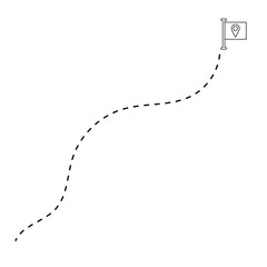 Destination Route Line Shape