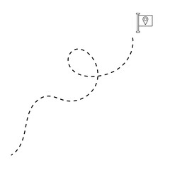 Destination Route Line Shape