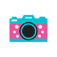Cute Camera Vector Illustration, camera design