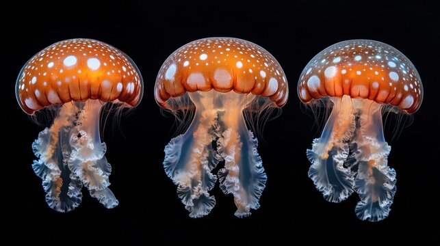 Spotted Jellyfish Trio