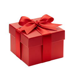 Red Gift Box with Bow