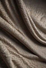 Obraz premium Intricate textured fabric against muted background , design, sophisticated