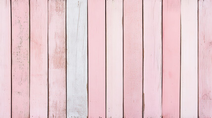 Naklejka premium soft pink wooden plank background creates warm and inviting atmosphere, perfect for various design projects