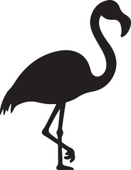 Obraz premium Flamingo Silhouette Vector Bundle 