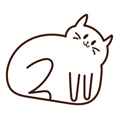Simple Doodle Cat