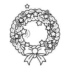 red white and blue wreath icon, red white and blue wreath line art - simple line art of red white and blue wreath, perfect for red white and blue wreath logos and icons