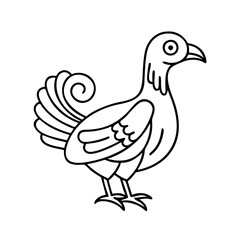 sankofa bird symbolizing learning from the past icon