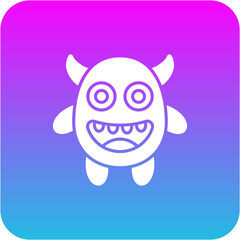 Obraz premium Cute Monster Icon