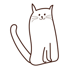 Simple Doodle Cat