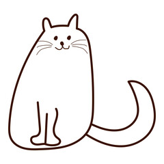 Simple Doodle Cat