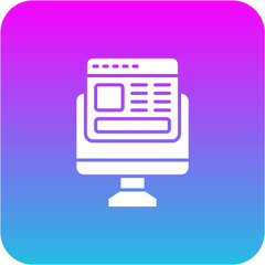 Fototapeta premium Website Icon