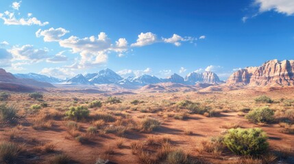 Desert Mountain Landscape