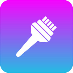 Hair dye brush Icon