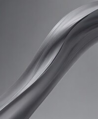 Obraz premium Abstract gray swoosh, fluid dynamic form Elegant, fast, sleek design , graphic, flowing
