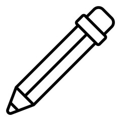 Pencil icon for writing, drawing, and creativity