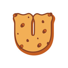 Alphabet Chocolate Cookies