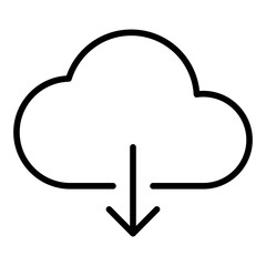 Cloud download icon	
