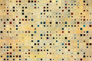 Abstract Geometrical Background. Tile art. Gold theme.