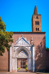 Ravenna, Italy landmark architecture of San Giovanni Evangelista (Basilica di San Giovanni...