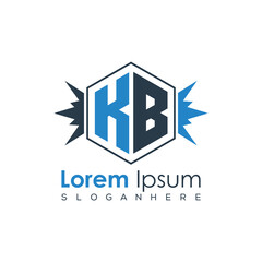 Modern Latter Luxury Monogram Logo with Royal Crown and Polygon Frame
