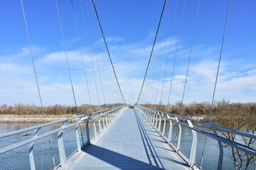 cycle route along river Rhone from Avignon to Roquemarke,France