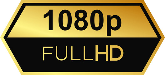 Video Resolution 1080p Bagdes