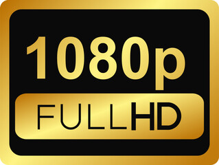 Video Resolution 1080p Bagdes