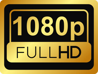 Video Resolution 1080p Bagdes