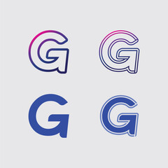 Elegant Monogram G Logo with Modern Business Style Branding