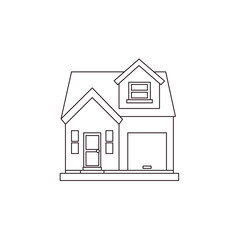 house home real estate building emoji vector symbol sign icon illustration